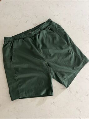 Swet Tailor Active Lined Shorts in Olive Size Small